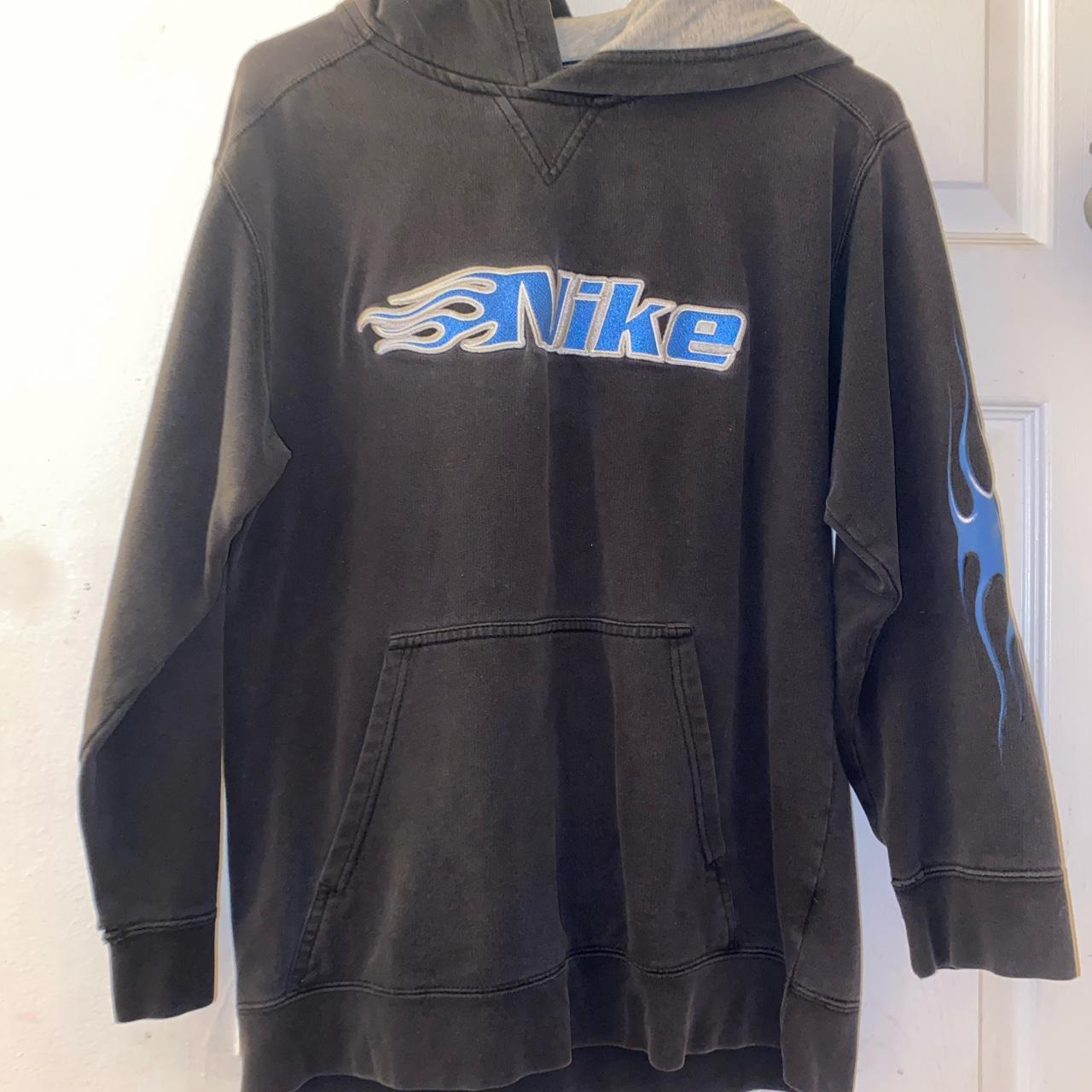vintage nike sweatshirt flames