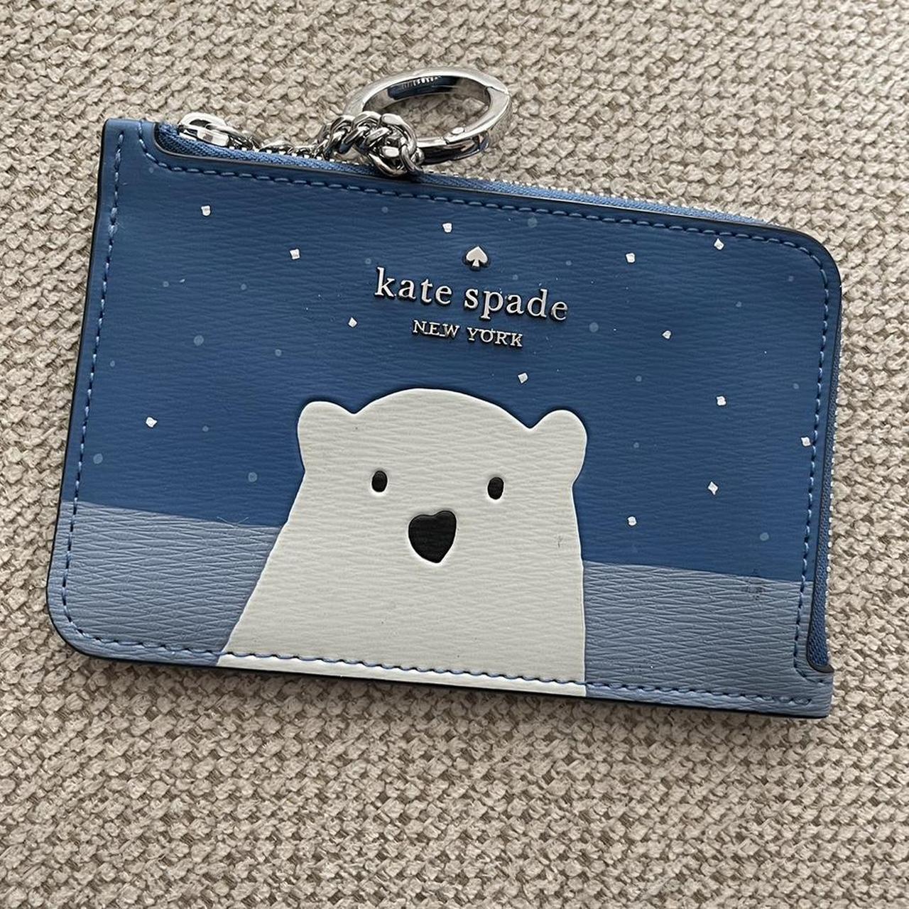 Polar Bear Coin Purse In Blue