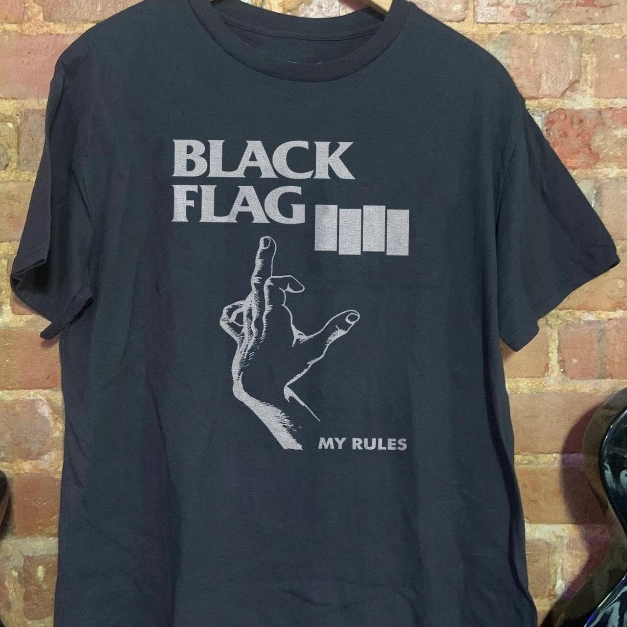 black flag t shirt brand new heavy cotton gildan T... - Depop