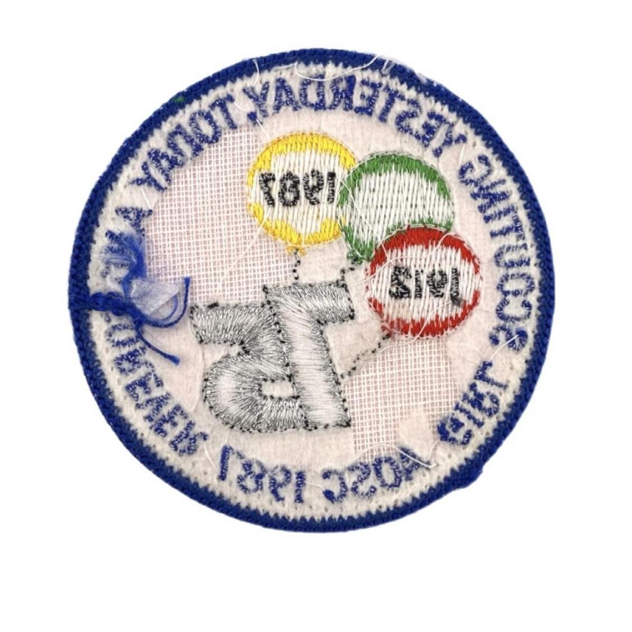 1987 Girl Scout Patch Vintage Girl Scout Patch from... Depop