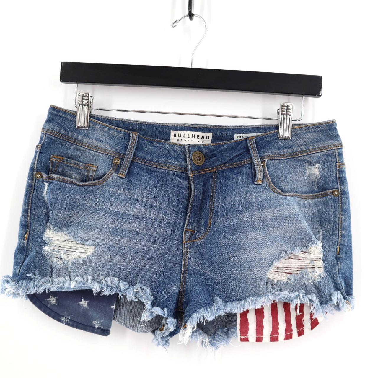 Bullhead Denim Co. Frayed Short Shorts Womens 9. Depop