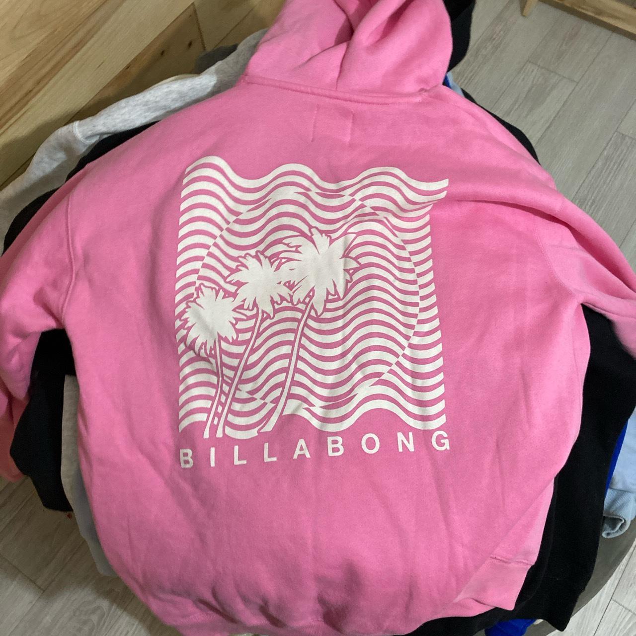 Pink billabong hoodie!! - Depop