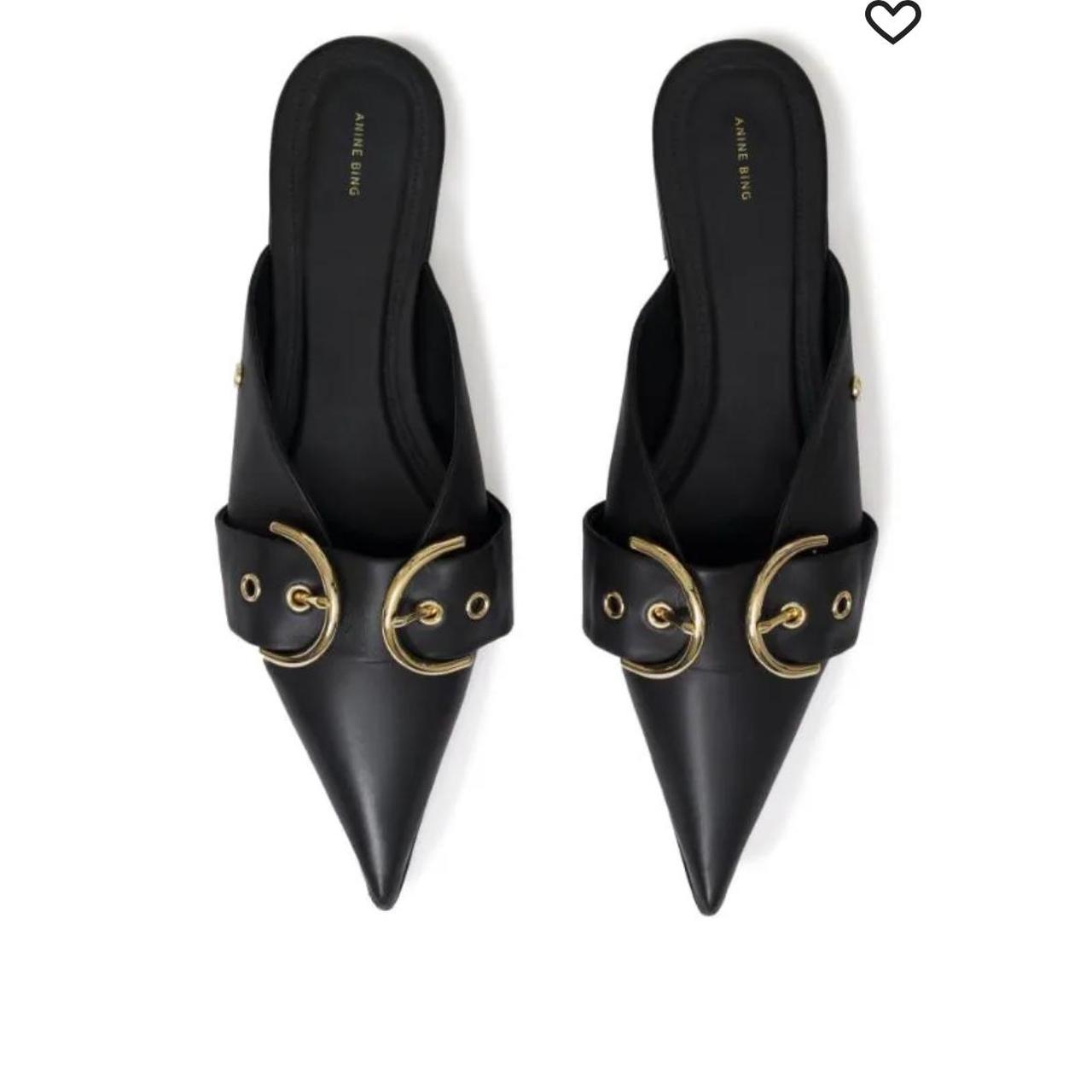Anine Bing Zoe Mules sz 7 runs half a size | Depop