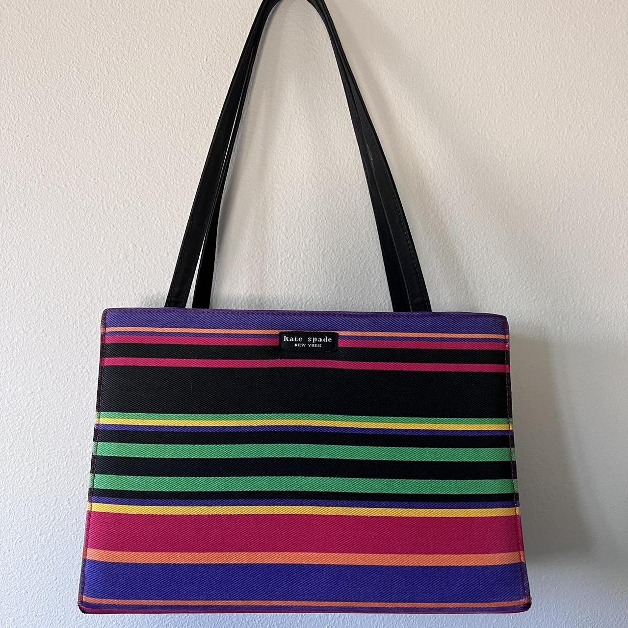 Kate Spade striped handbag purse | eBay