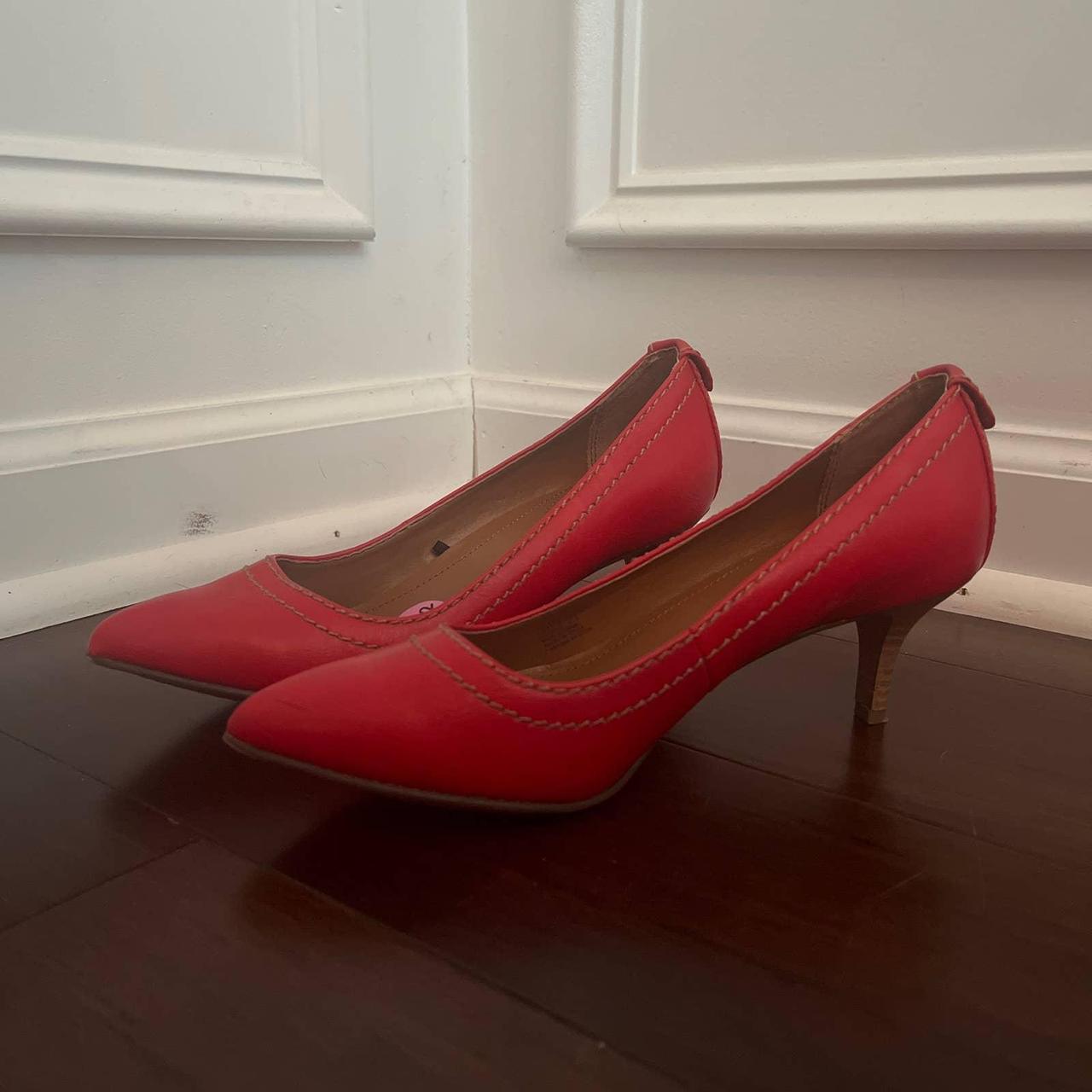 calvin klein red heels