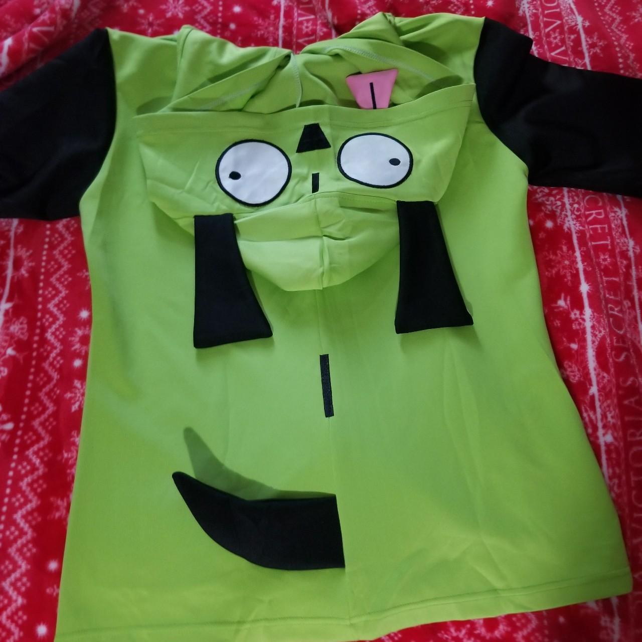 Hot Topic Women's Black and Green Jacket Depop