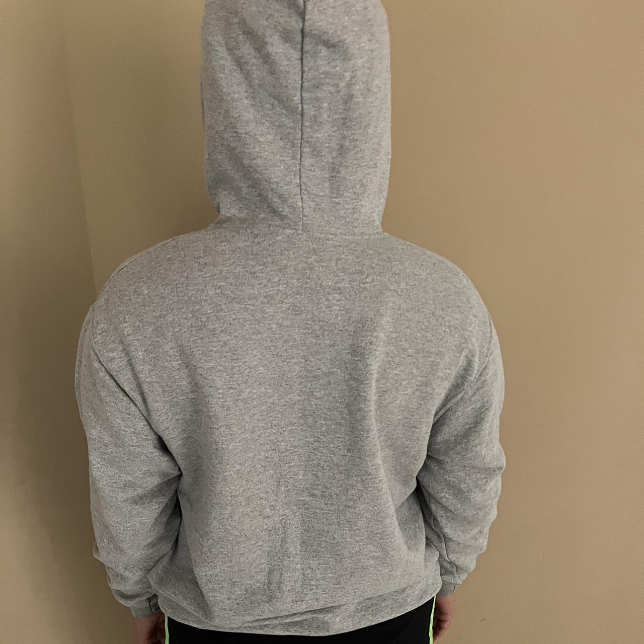 Fruit of the Loom Women's Grey and Black Hoodie (2)