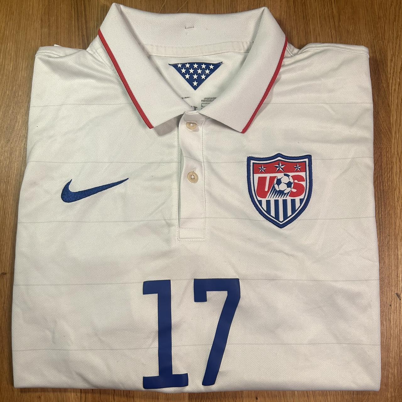 US Nike Mens Soccer Jersey, USMNT #17 Jozy Altidore.... - Depop