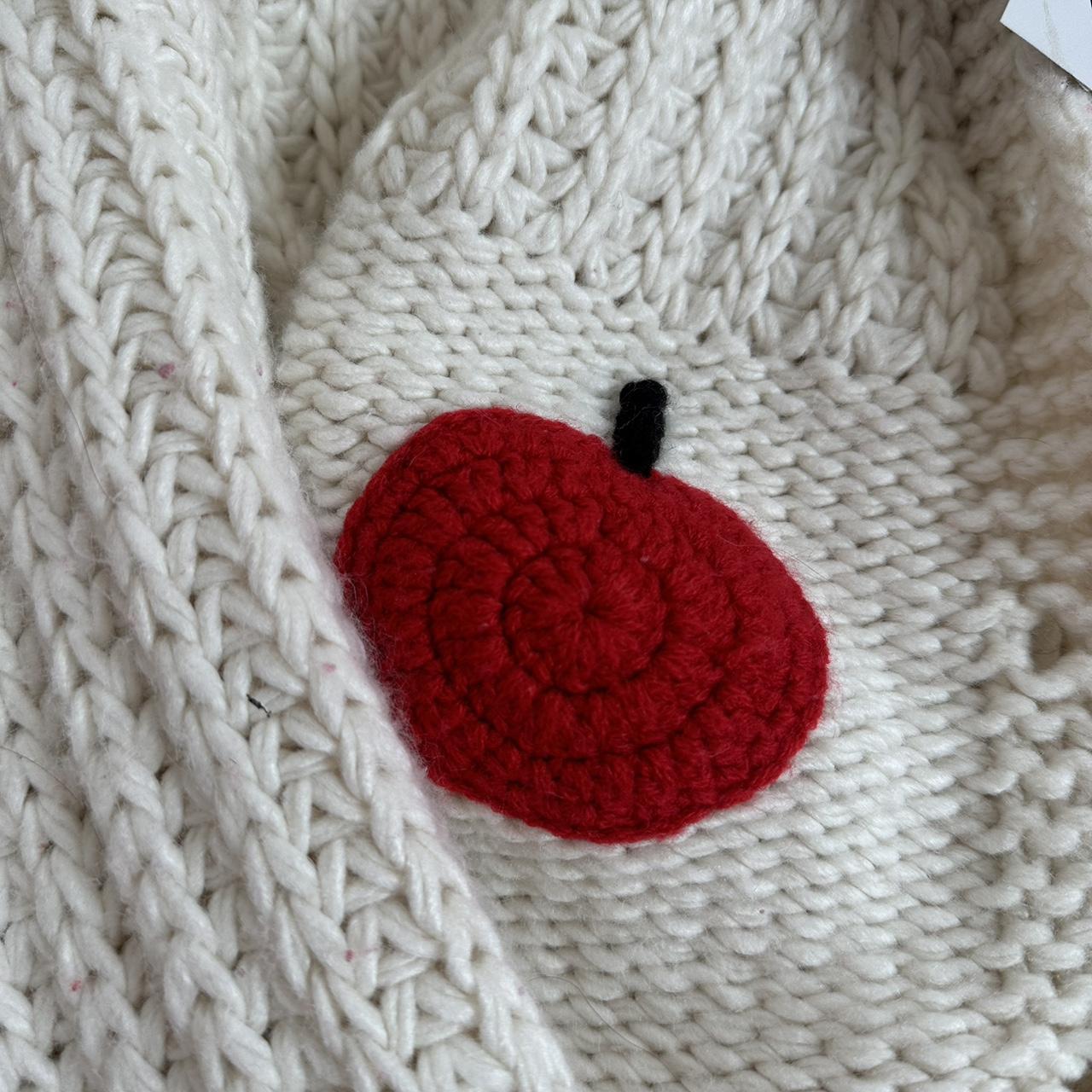 Apple Women's White and Red Jacket (3)