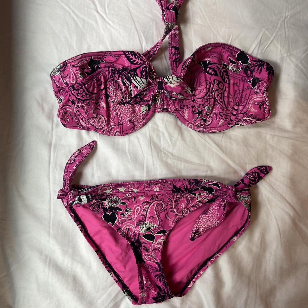 Juicy Couture 2000s Bikini Super Sexy Tie Bikini By Depop