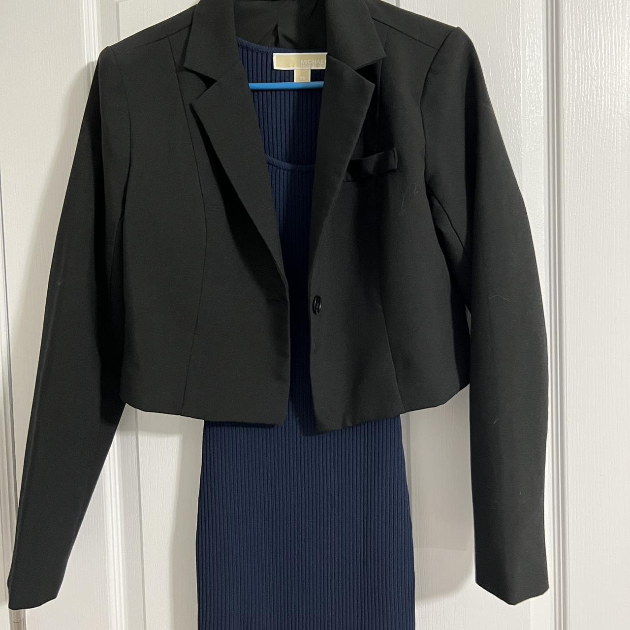 Women's Black Tailored-jackets | Depop