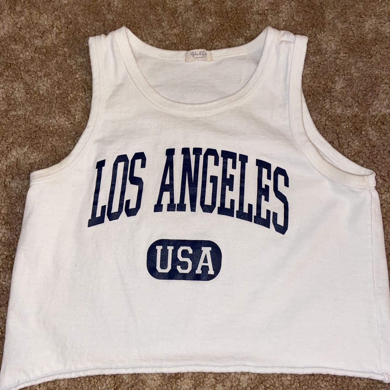 John Galt/brandy Melville white crop tank top. Super