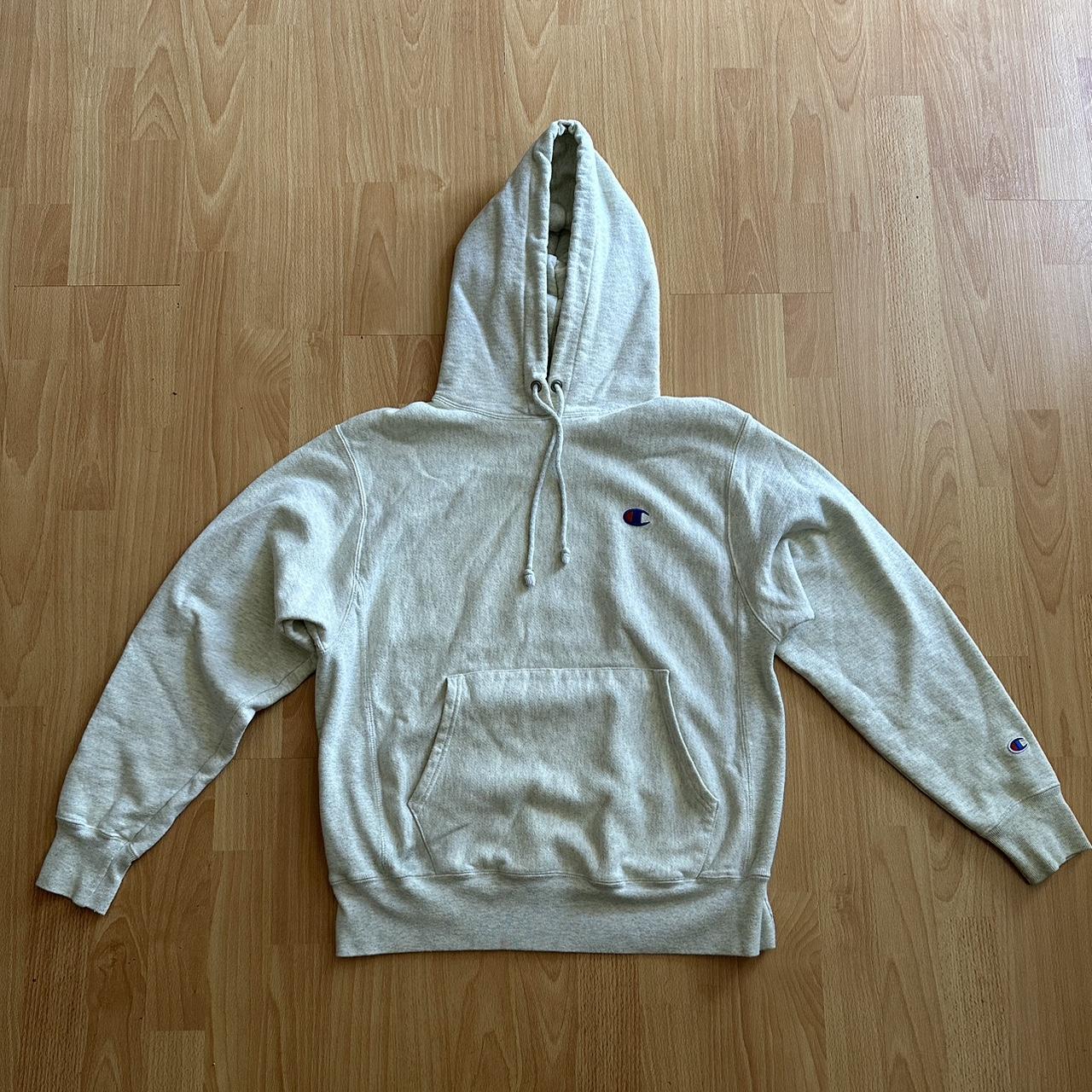 Champion hoodie shop grey sale