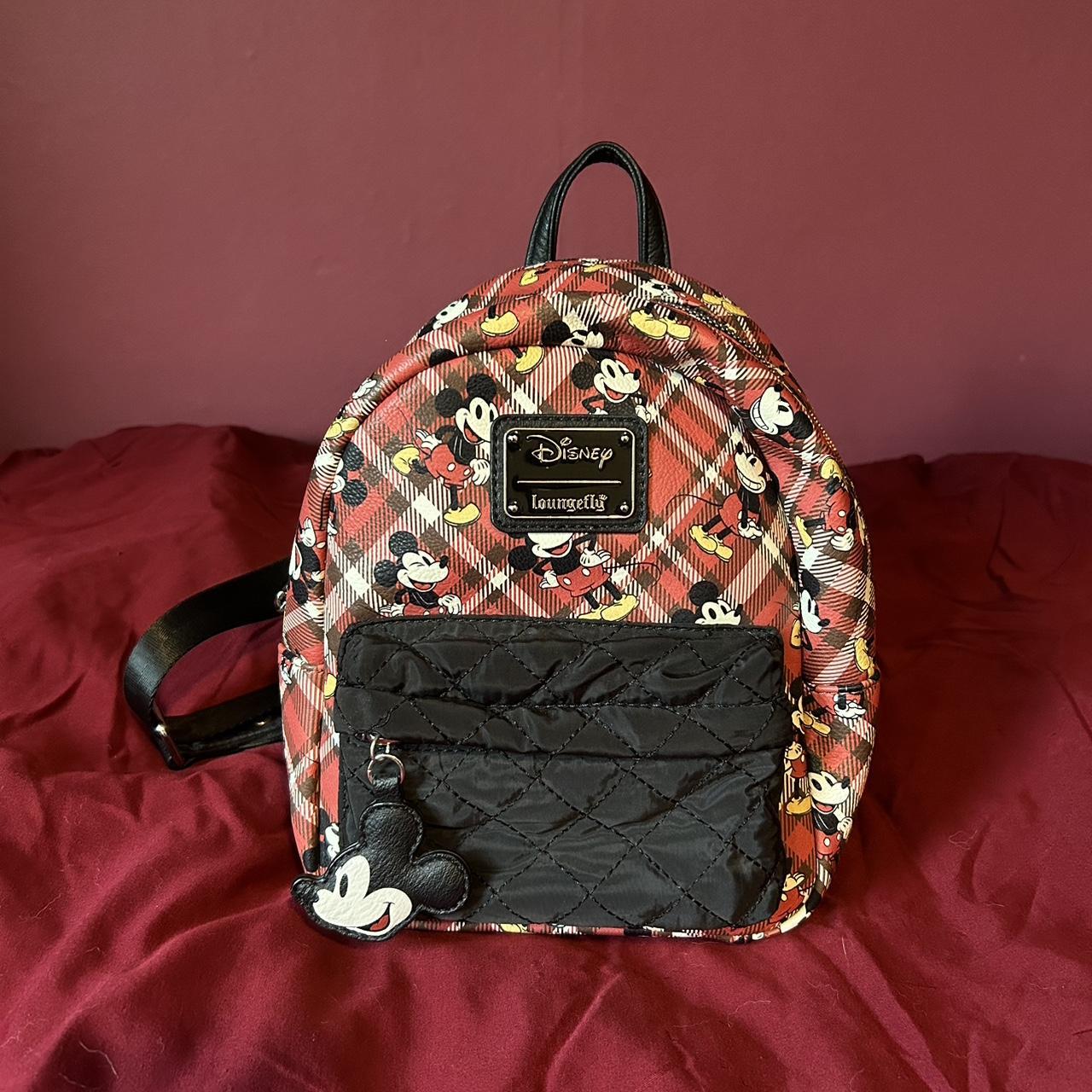 Loungefly Disney Mickey Mouse Red Plaid Mini. Depop