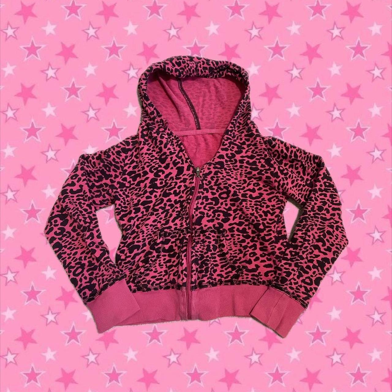 cute ass pink cheetah print jacket💋💋 will make you... - Depop
