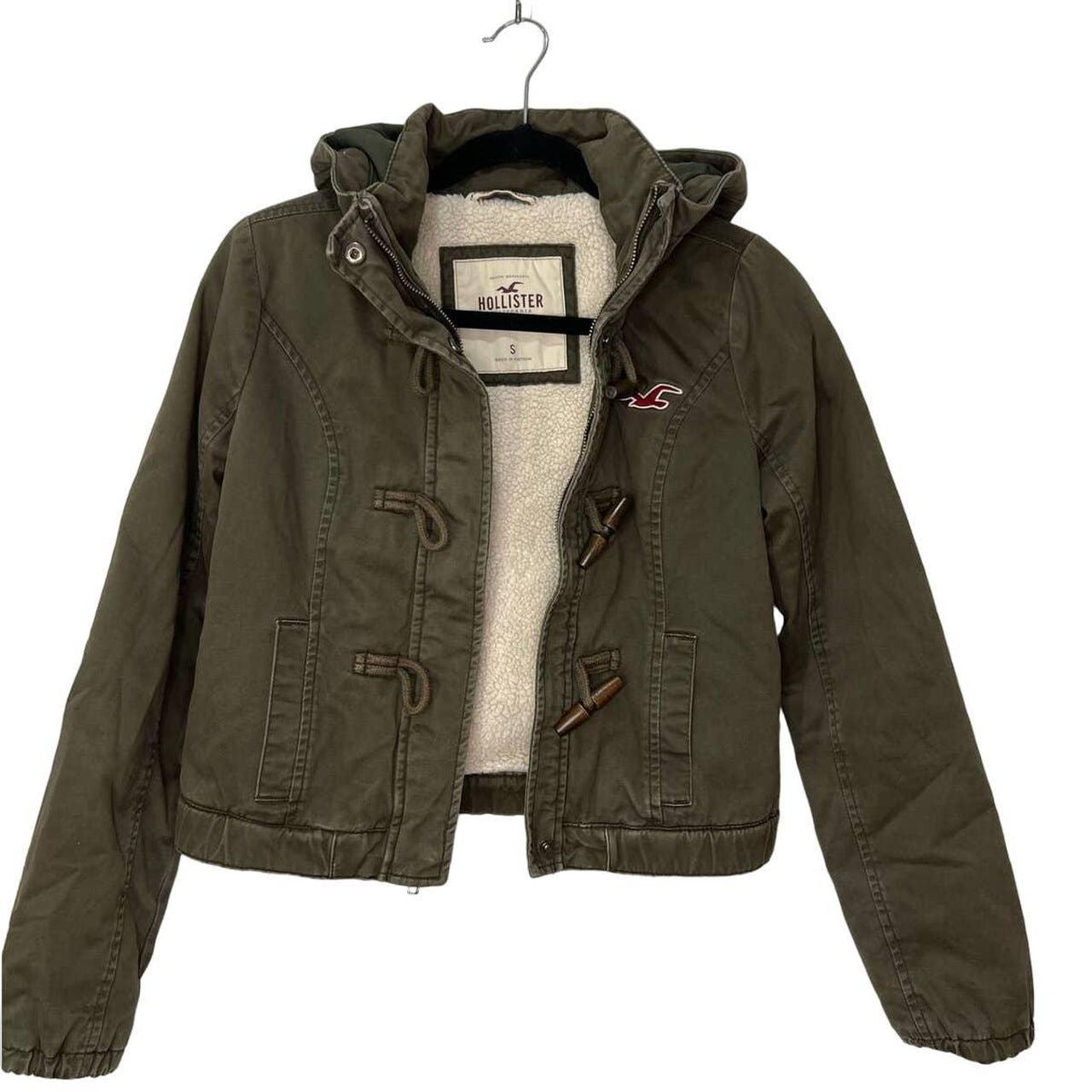 Hollister on sale jacket green