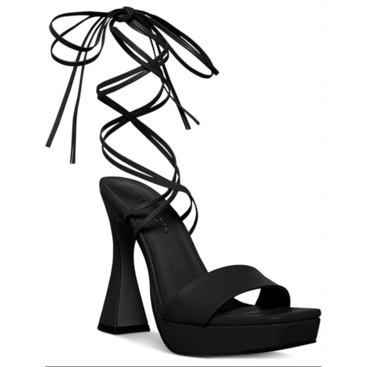 Madden Girl fashion Women's Zora Tie-Up Platform Dress Sandals