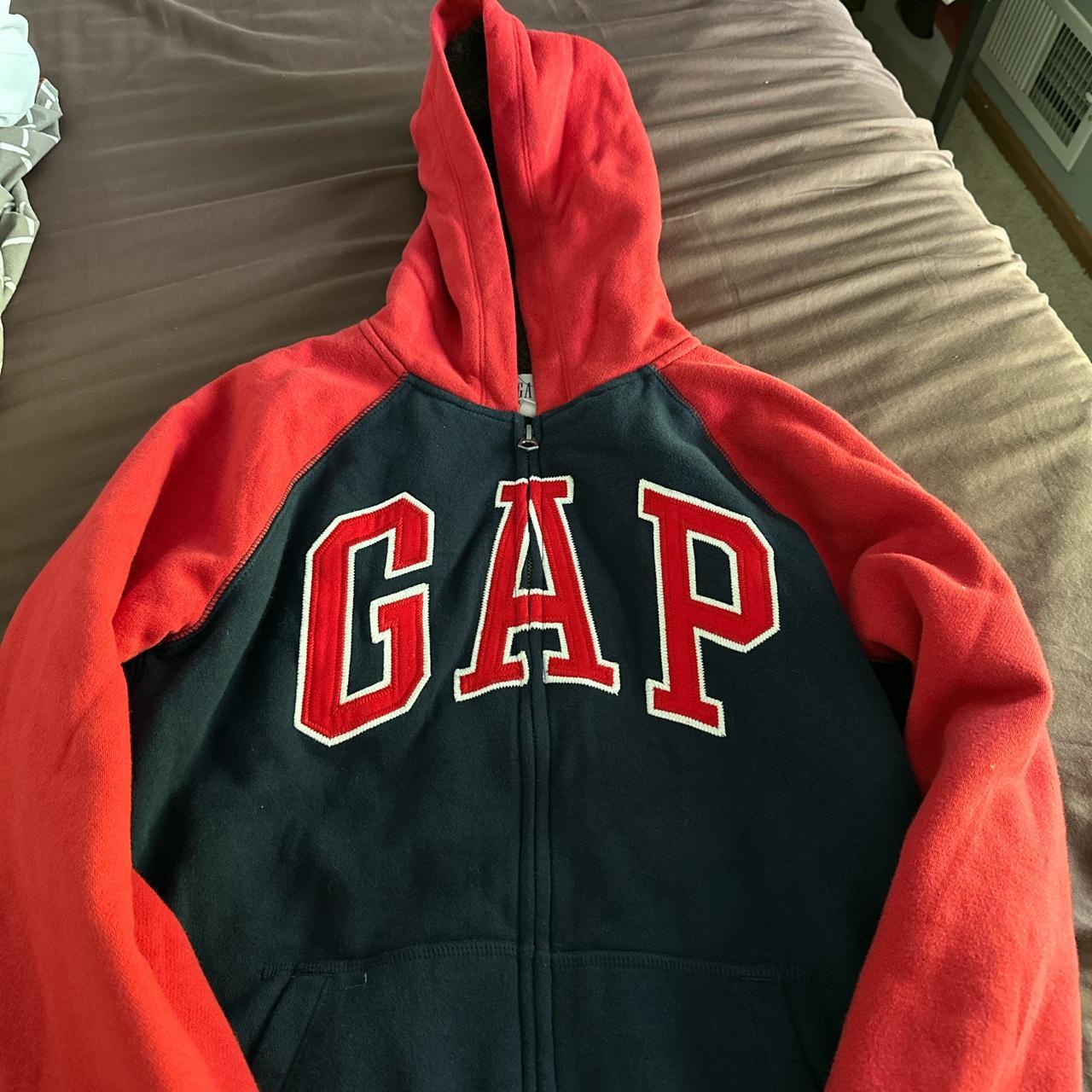 Gap Zip Up Hoodie ⚠️no PayPal please⚠️ Size: Kids XXL... - Depop