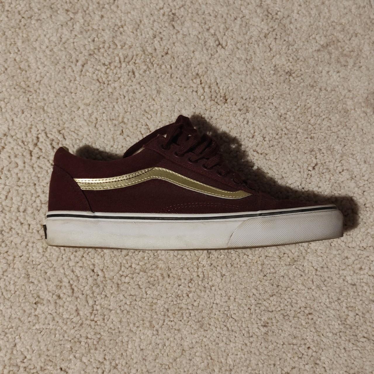 Burgundy and deals gold vans