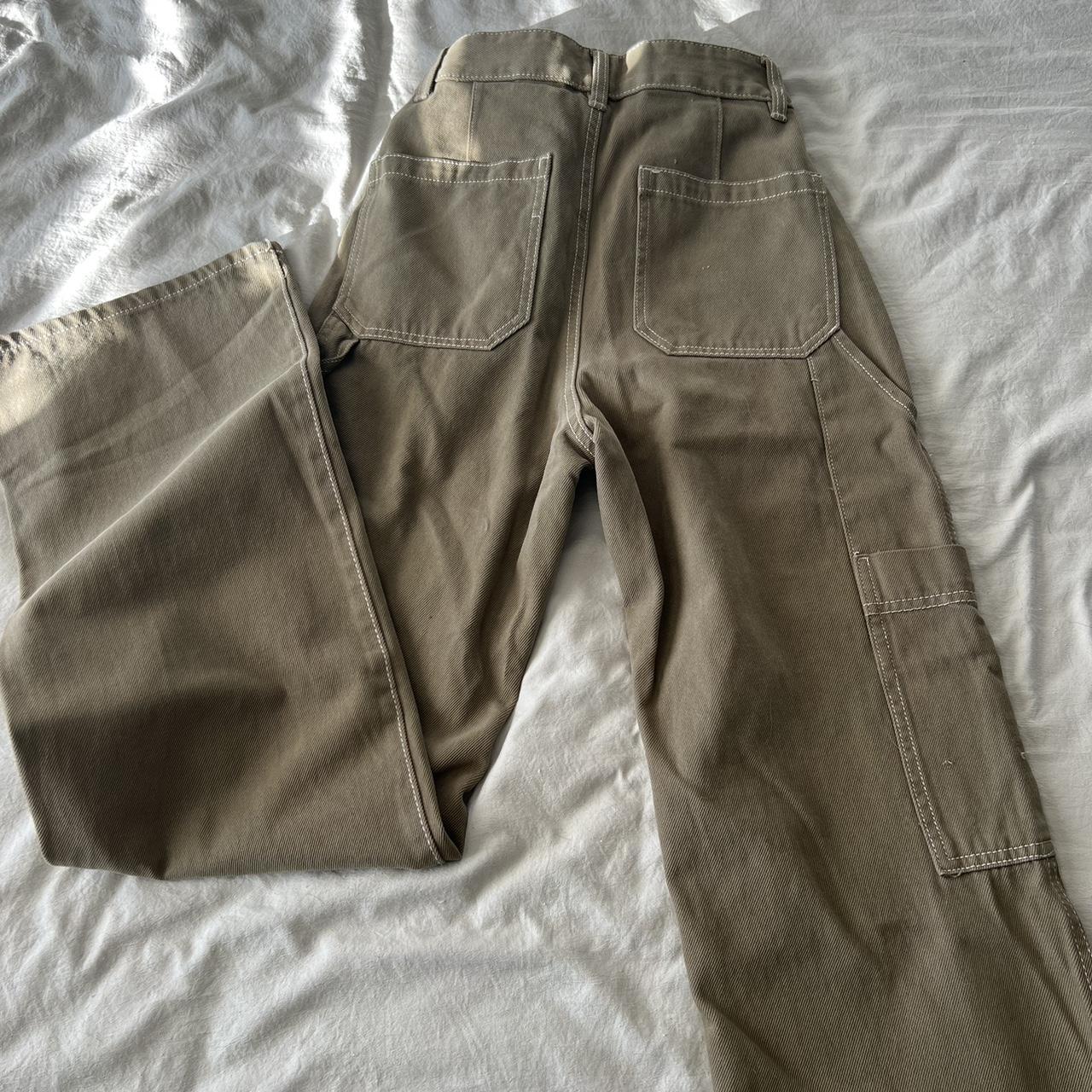 H&M Cargo Pants Size 2 Thick fabric with lots of... Depop