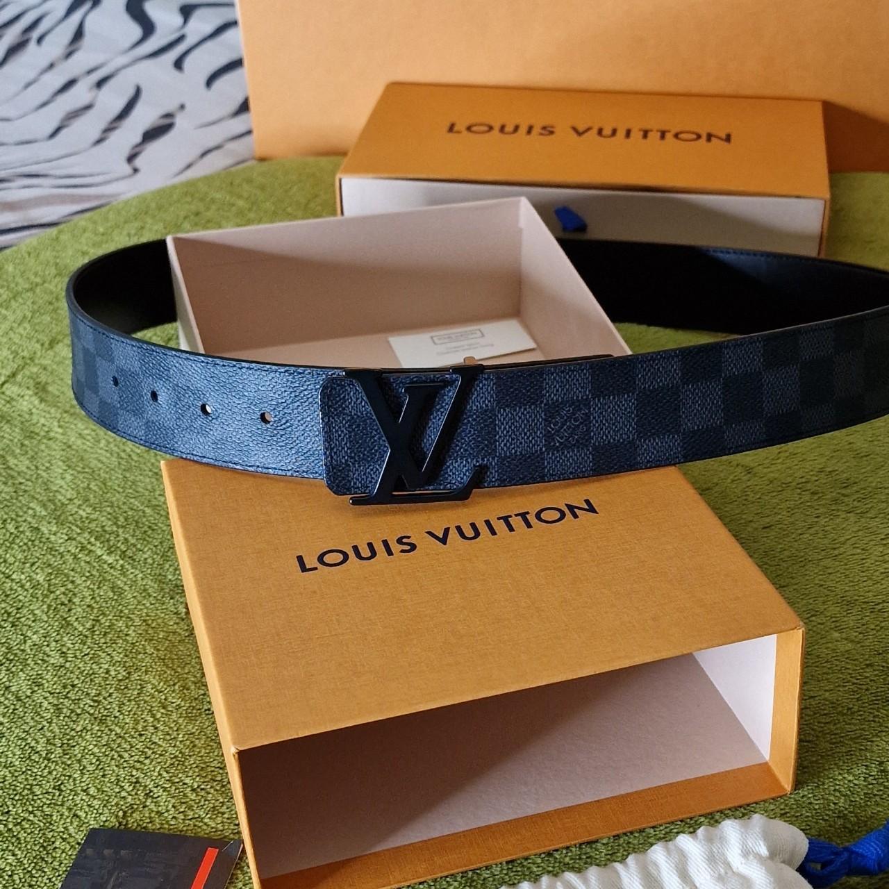 louis vuitton damier graphite belt