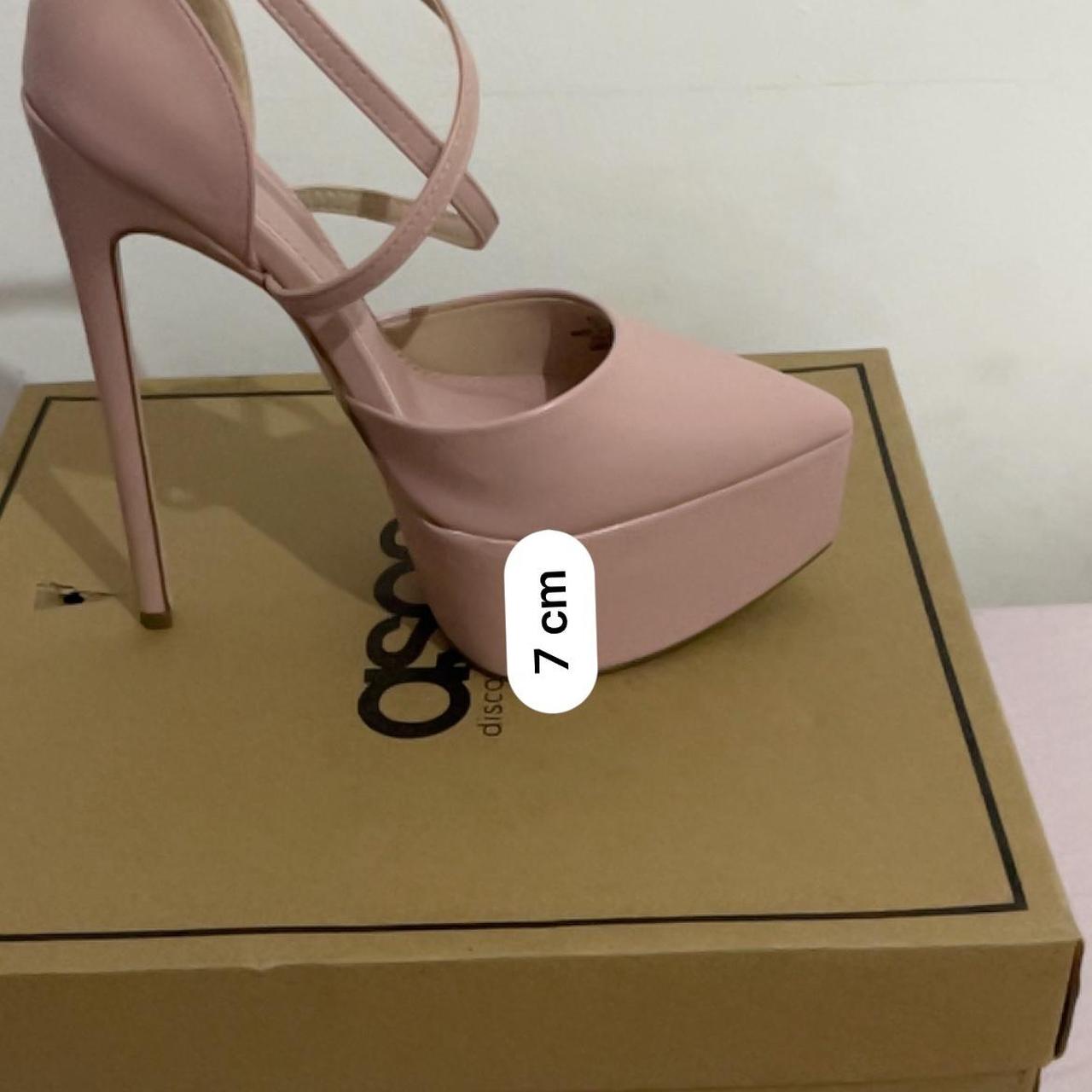 ASOS DESIGN Perplex pointed platform stiletto