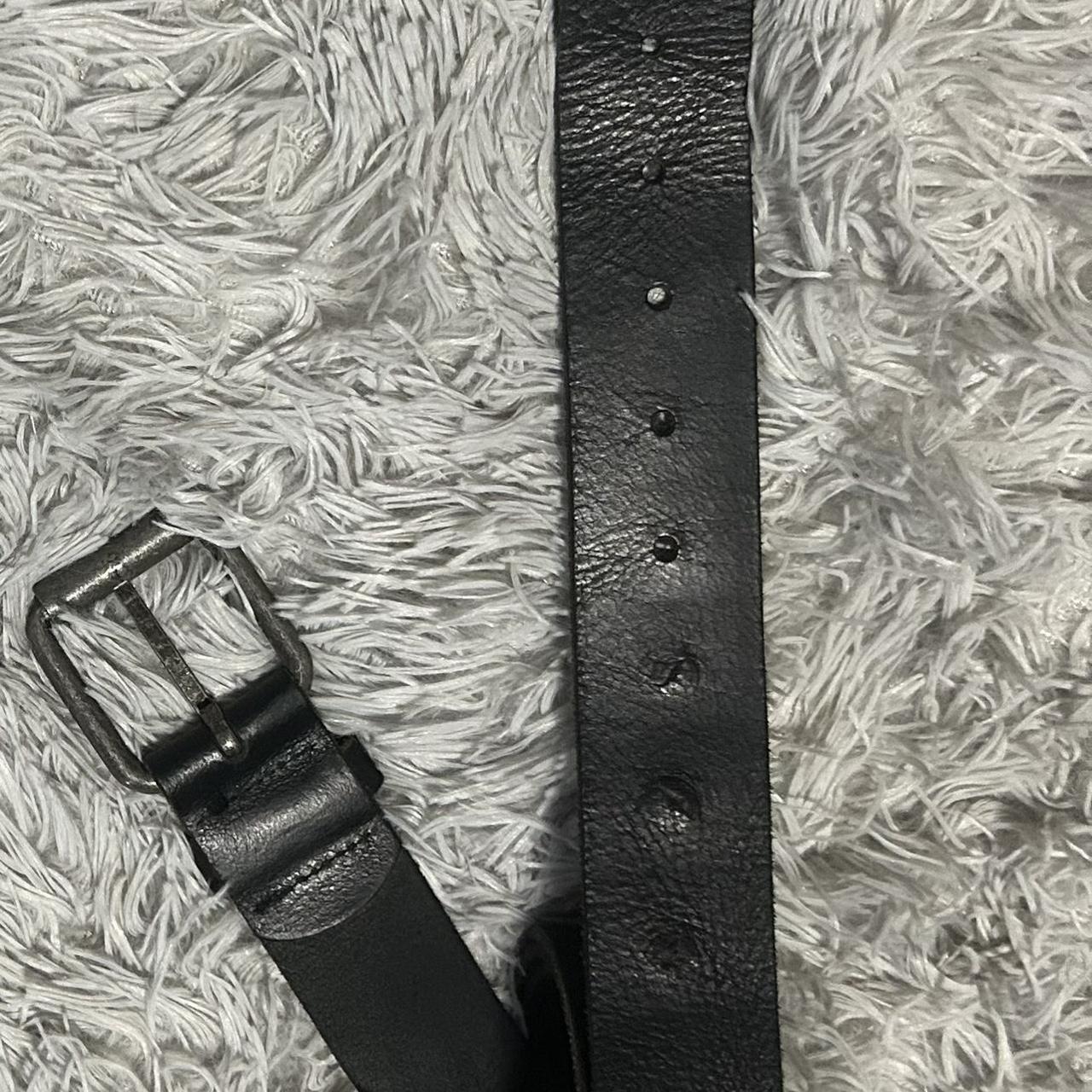 Classic Leather Belt XL Solid Black - Depop