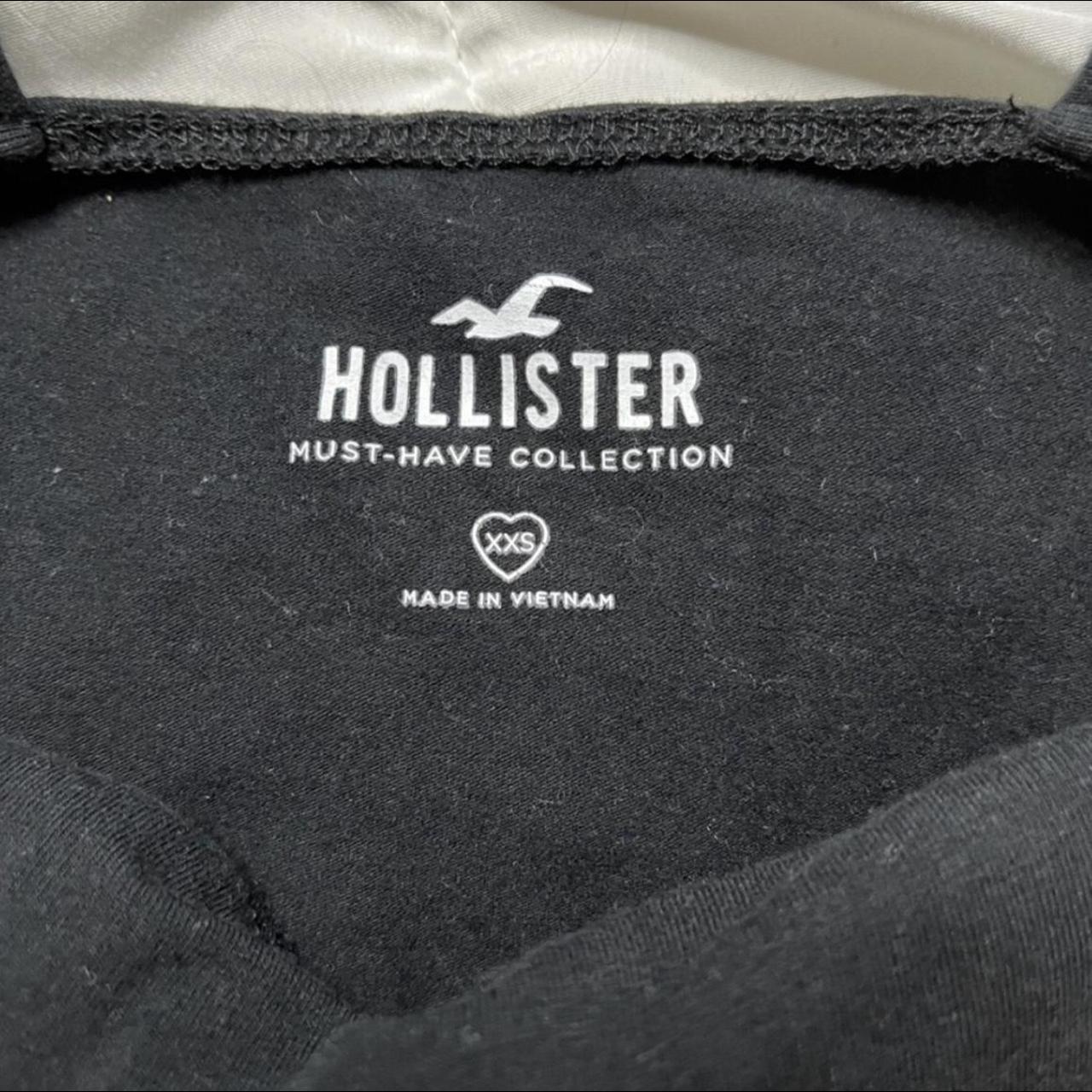 Hollister Black Cropped Cami size xxs but could fit... Depop