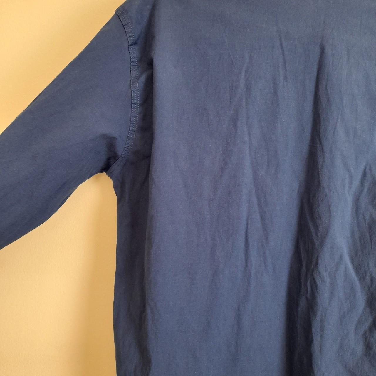 Vintage Whistles Shirt Size S navy blue Long... Depop