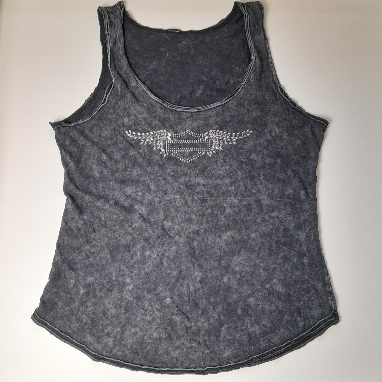 Harley Davidson Ladies Vintage Tank Top South... Depop