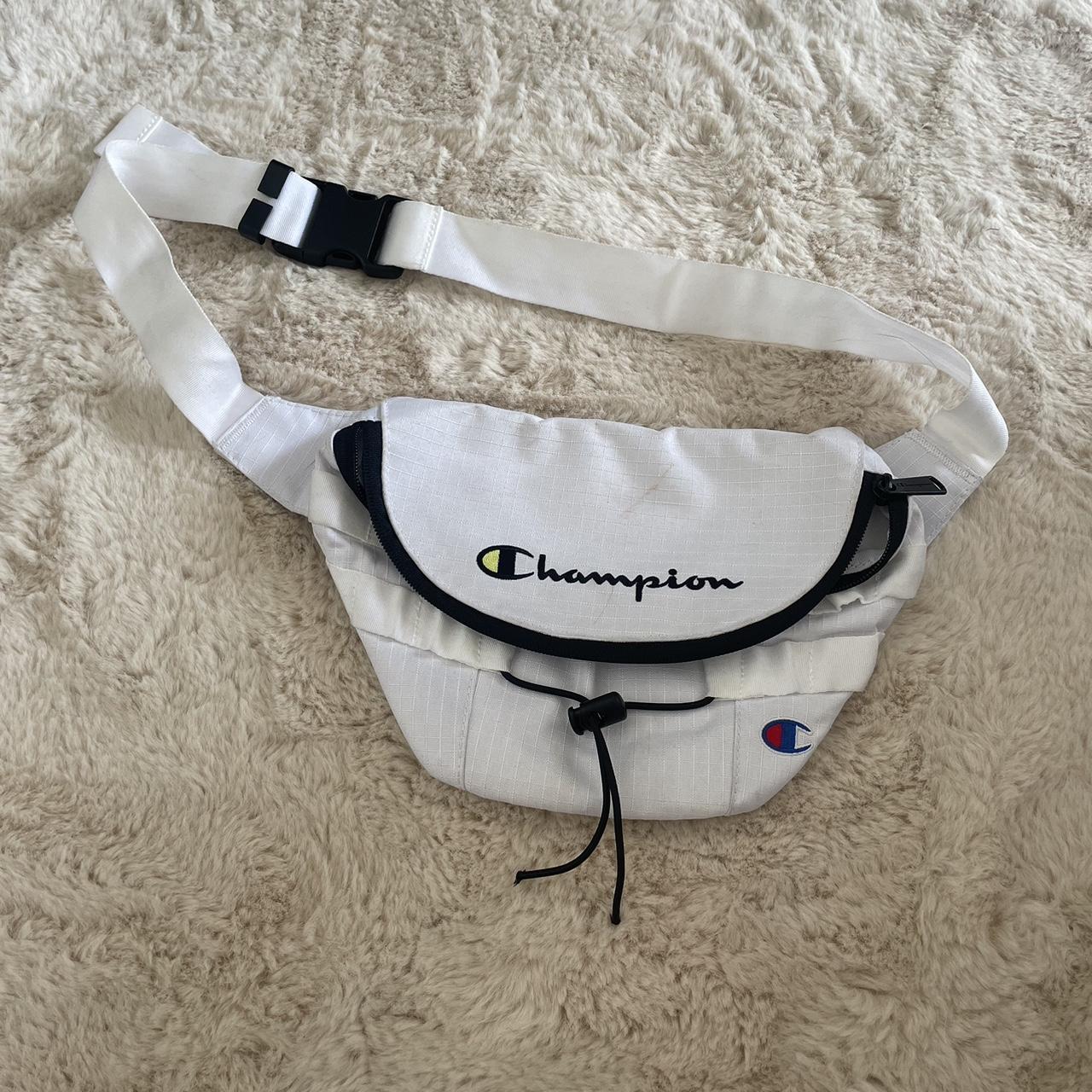 Large Champion fanny pack perfect for crossbody wear