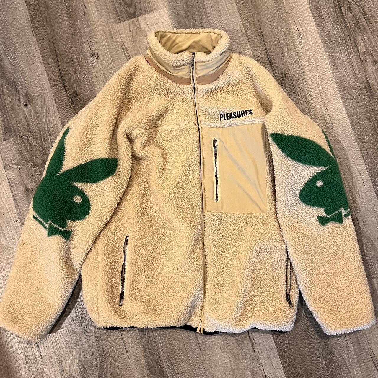 Pleasures x Playboy Collab Sherpa Jacket in... - Depop