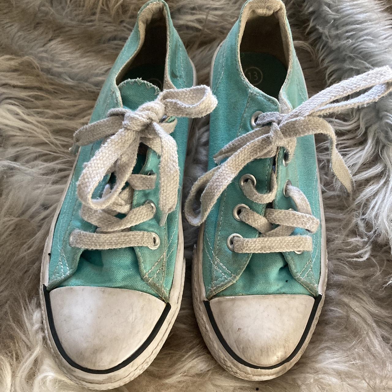 kids teal blue airwalk sneakers kids size US 13... - Depop