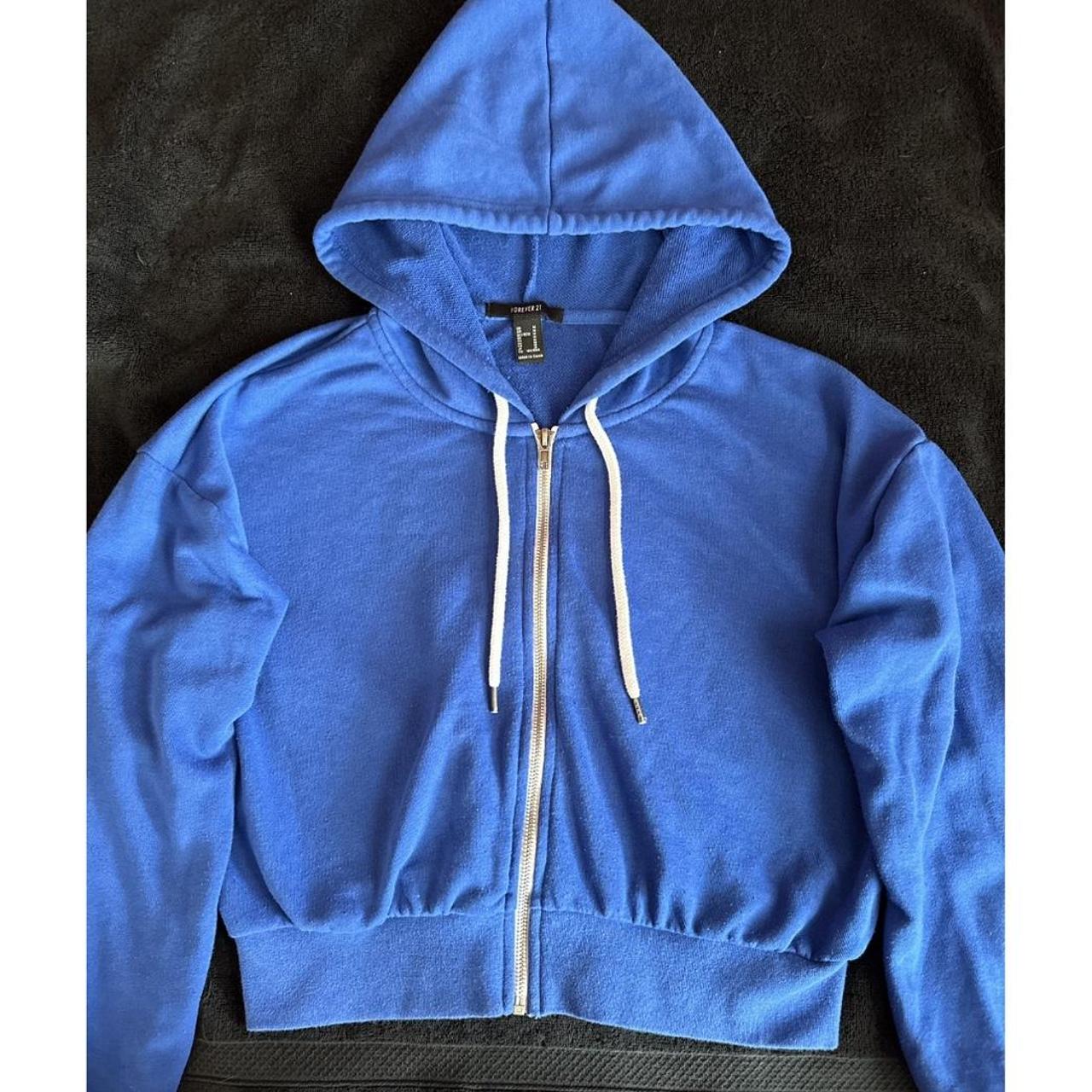 Forever 21 Men's Zip-Up Hoodie Sweatshirt