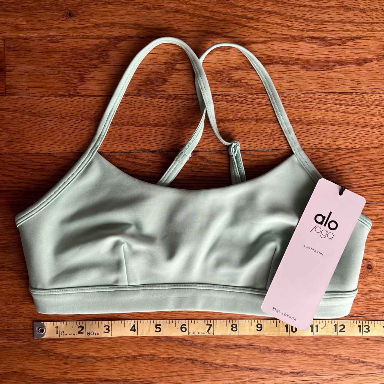 B010 Alo Yoga honedew intrigue bra with adjustable... Depop