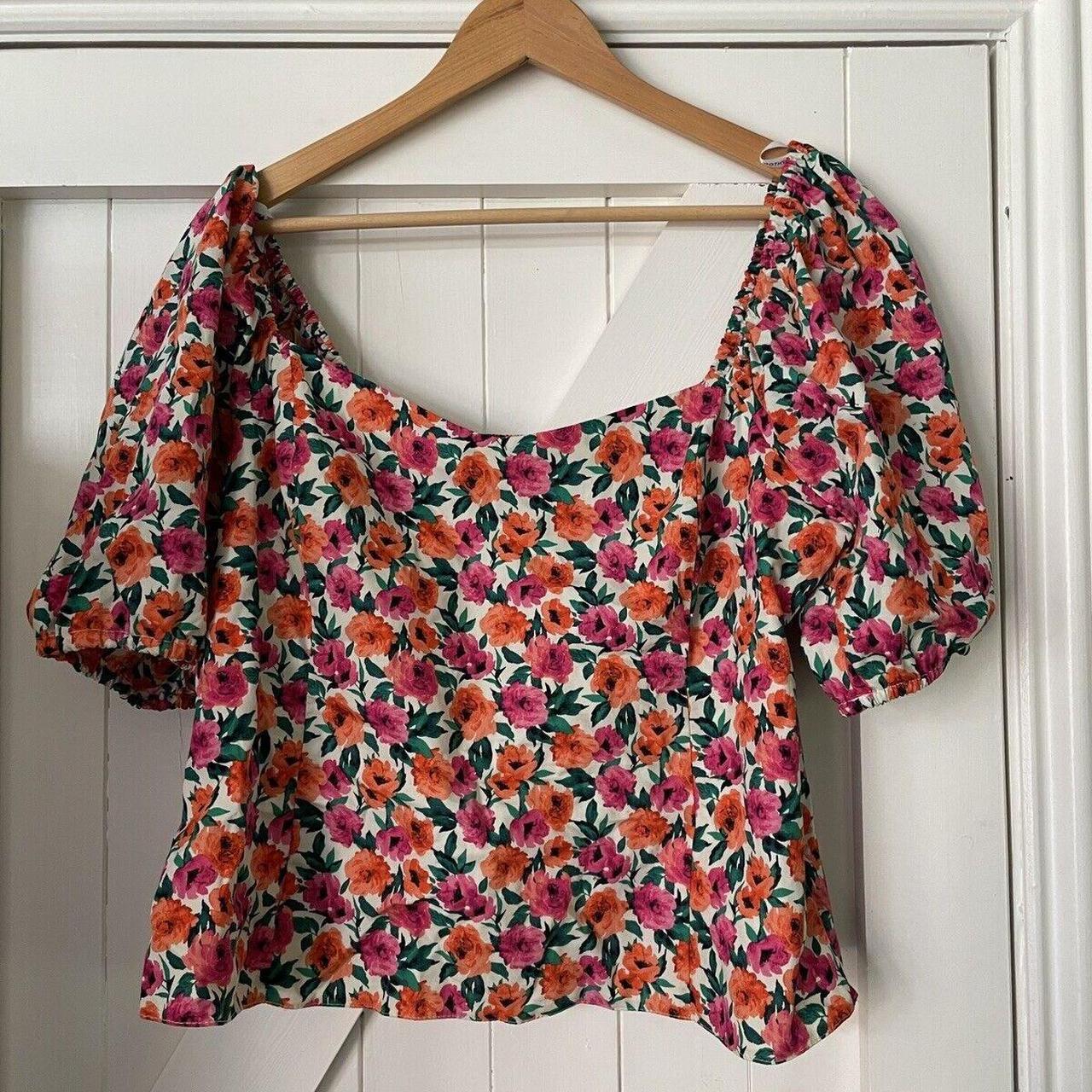 Pretty Dorothy Perkins Women Pink Orange Floral... - Depop