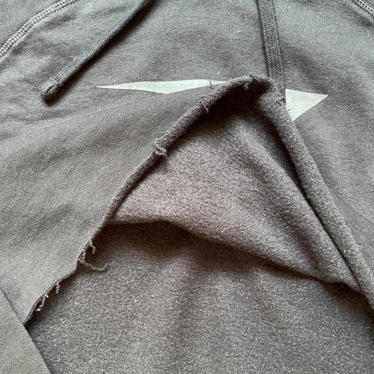 gymshark mens black shark infill hoodie cropped by - Depop