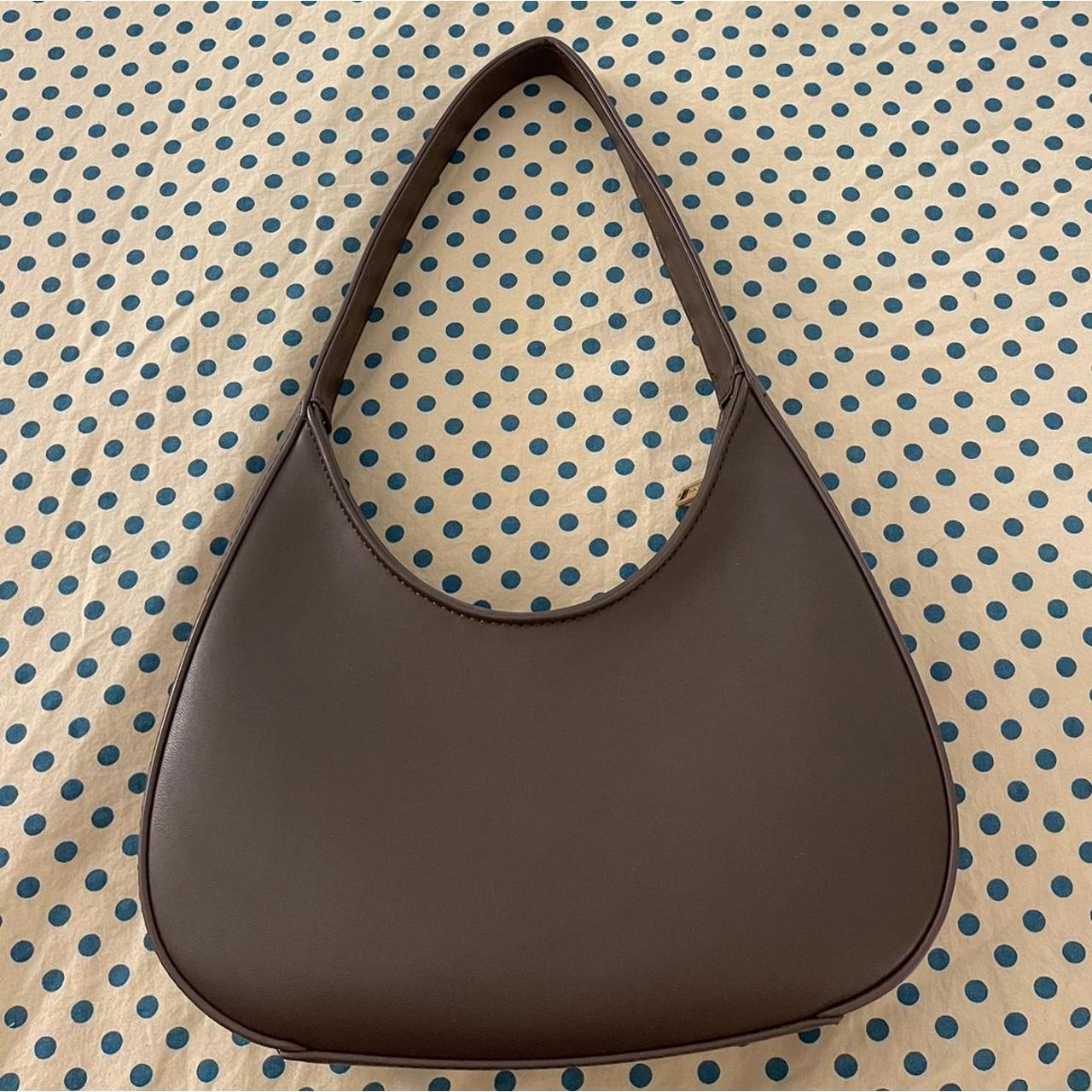 Brandy Melville brown faux leather shoulder bag Depop