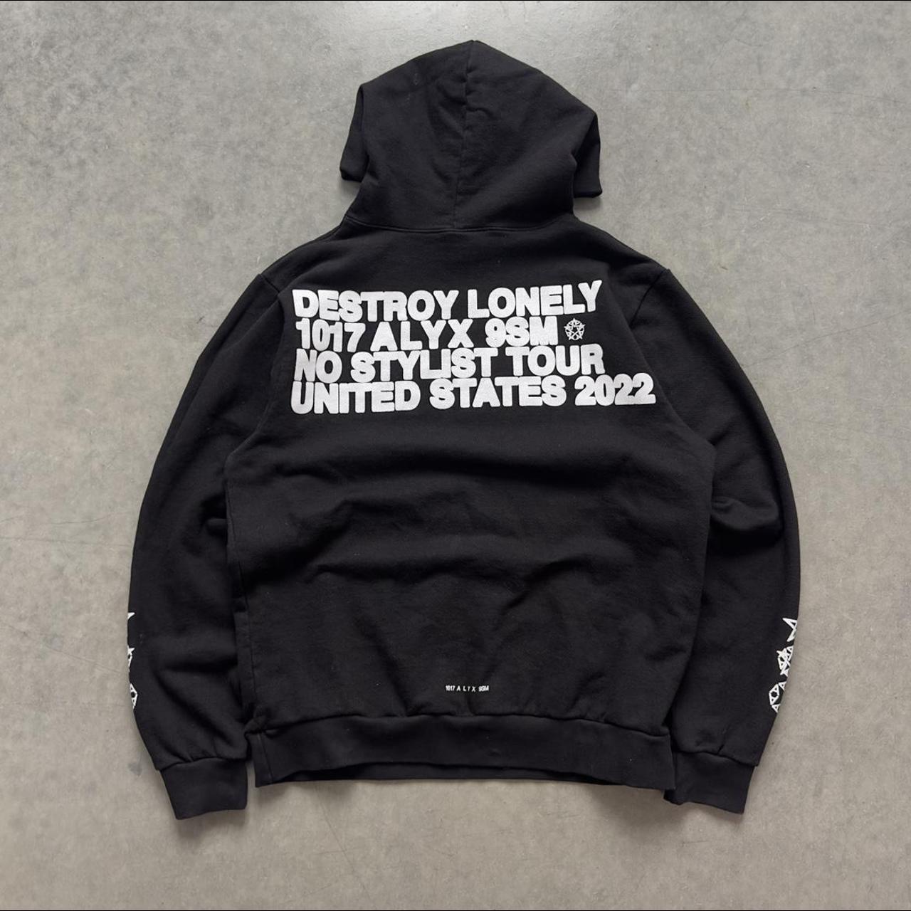 Destroy lonely tour opium hoodie Black , white ... - Depop