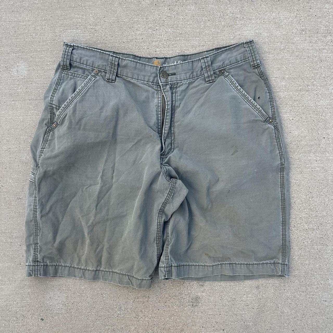 Baggy carhartt cargo shorts Size: 36 Ships 1-3... - Depop