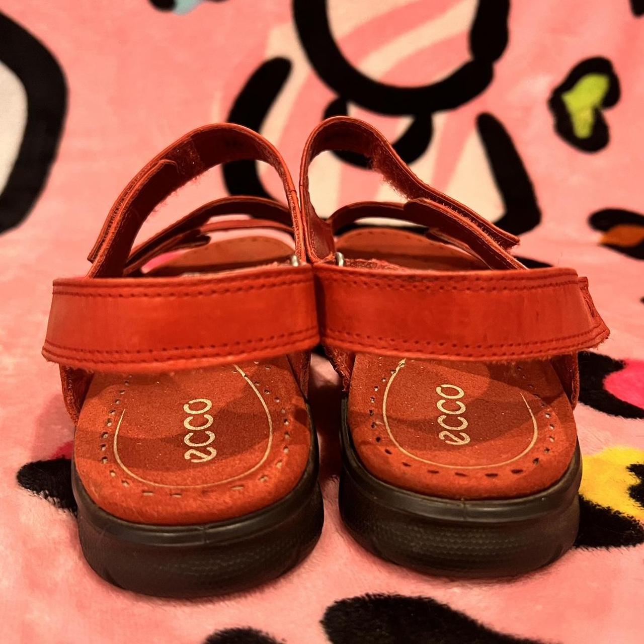 Ecco best sale sandals orange