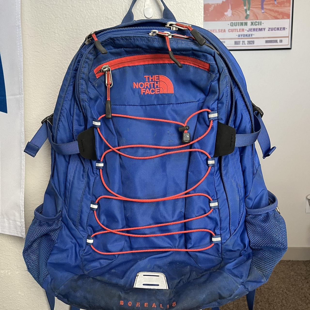 North Face Borealis Backpack Royal blue /... Depop