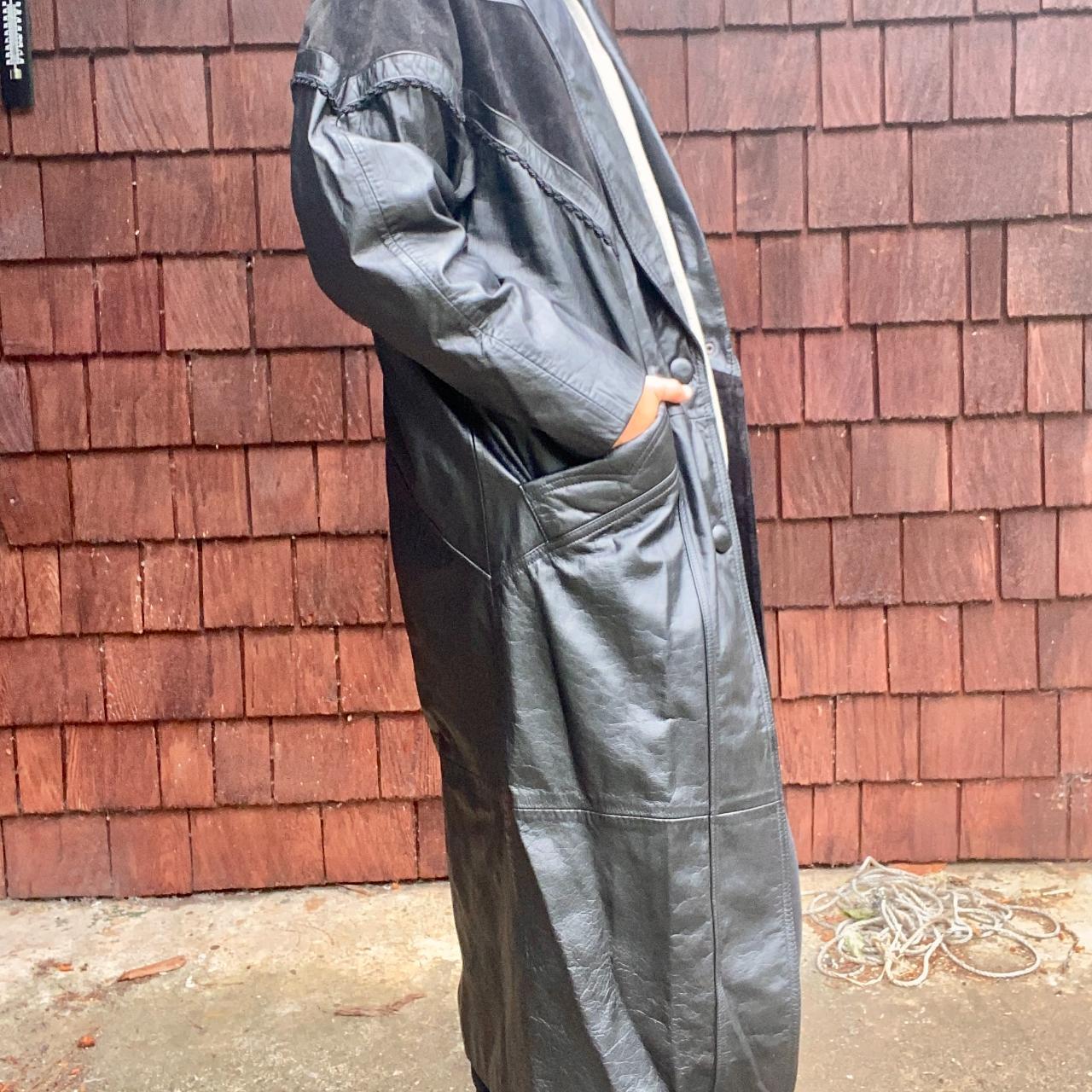 Winlit Leather Trench with Western Got