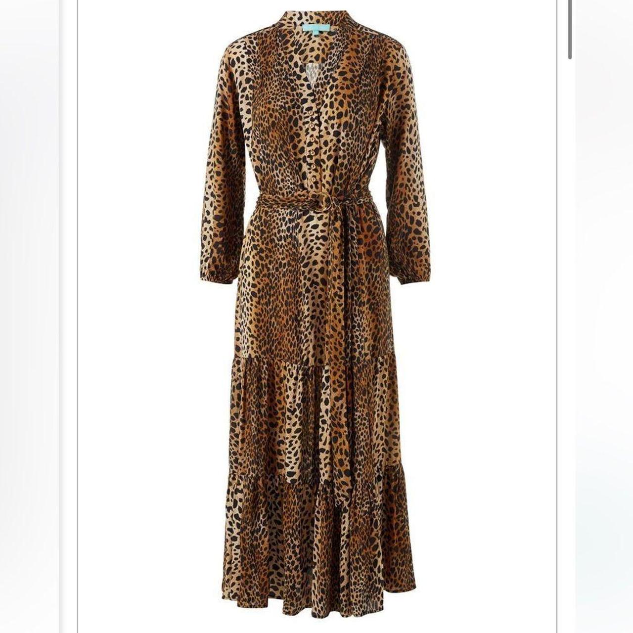 Melissa odabash 2024 cheetah dress