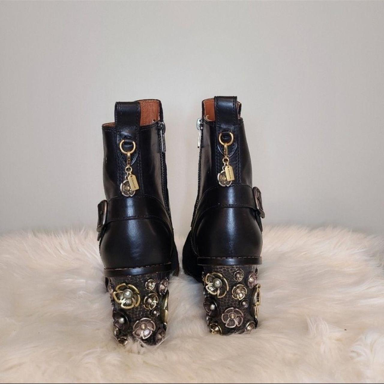 Coach tea clearance rose boots