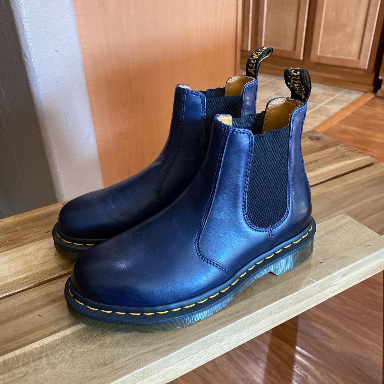 Dark blue dr on sale martens