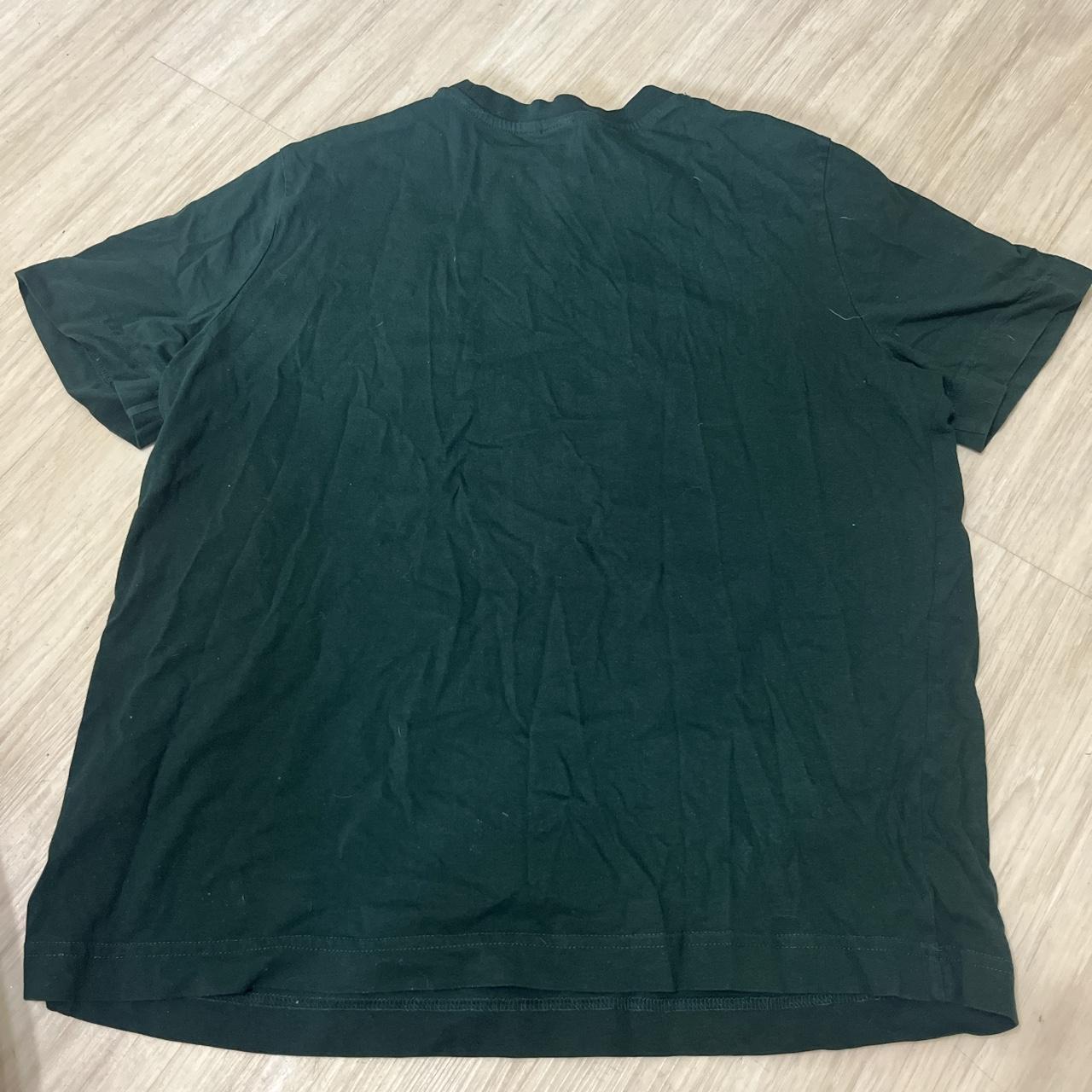 H&M dark green oversized t shirt. Perfect for the... Depop