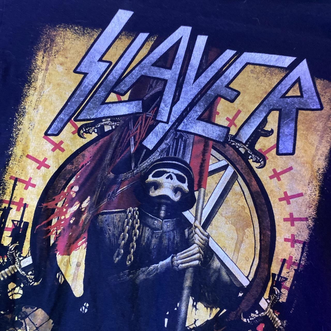 slayer t shirt from hot topic ! only worn a handful... - Depop