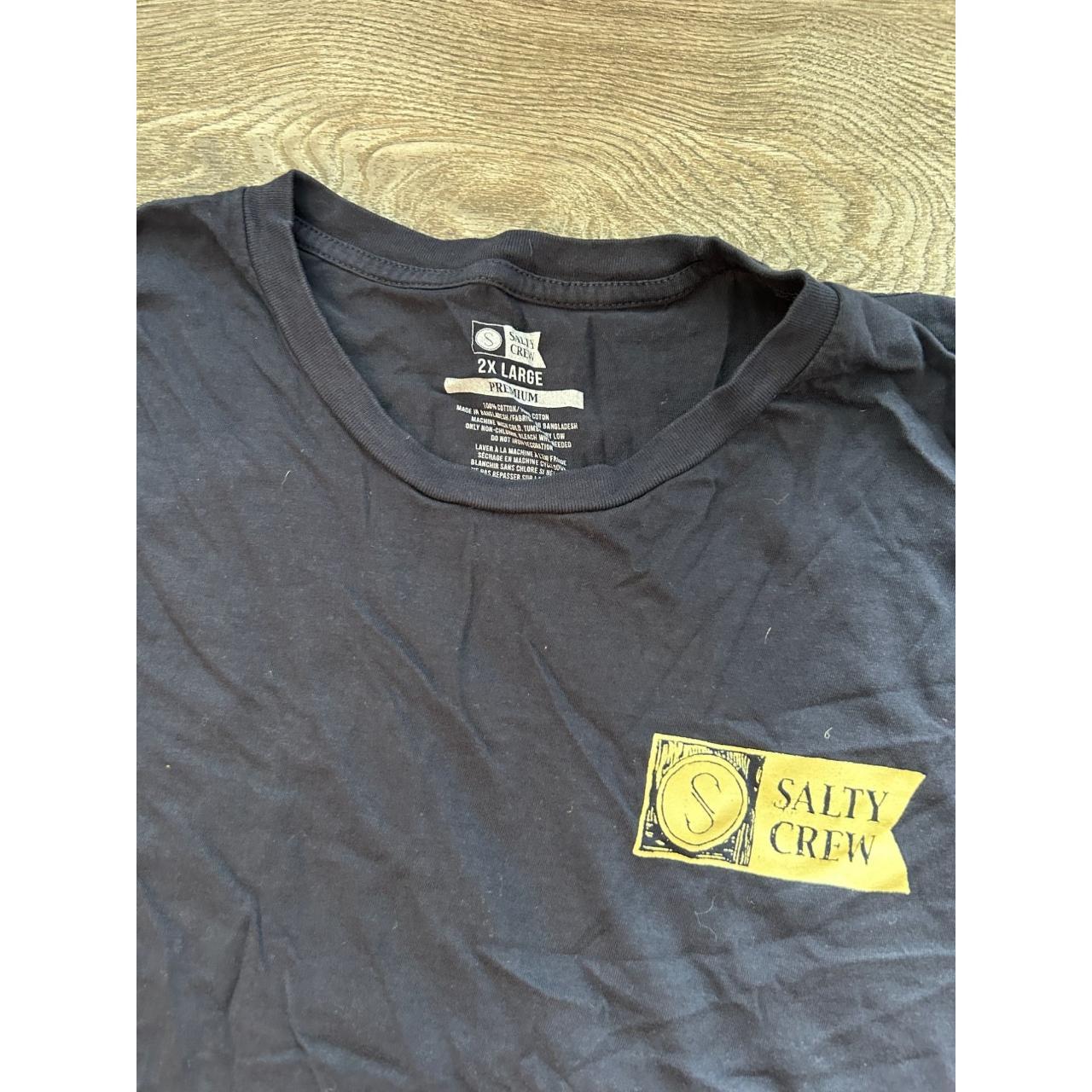 Salty Crew Fishing Beach T-Shirt Top Surf Men's 2XL... - Depop