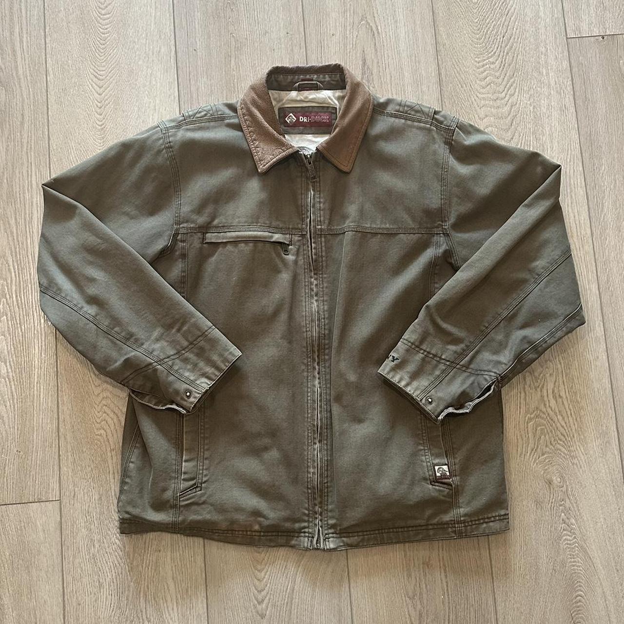 Dri Duck Canvas Work Wear Jacket Sz XL Depop